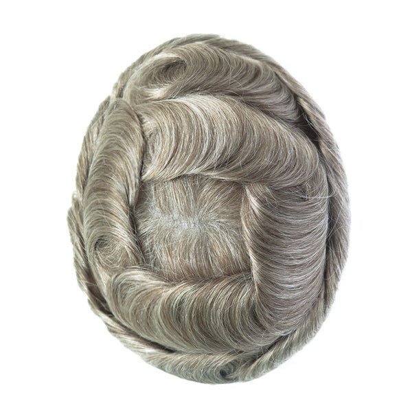 Silkcraft Wigs Ominilace Lace Front PU Back Hair System for Men – Human Hair Toupee 6 Inch