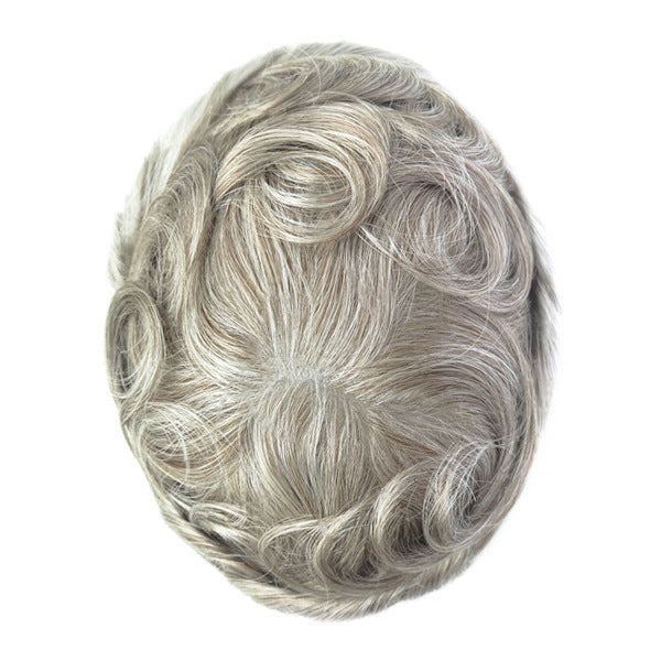 Silkcraft Wigs Ominilace Lace Front PU Back Hair System for Men – Human Hair Toupee 6 Inch