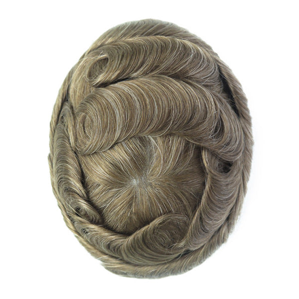 SilkCraftWigs FULL LACE | Men‘s 8×10″ French Lace Hair System | 100% Hand-Tied | Multiple Natural Colors