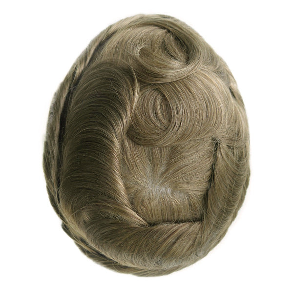 SilkCraftWigs FULL LACE | Men‘s 8×10″ French Lace Hair System | 100% Hand-Tied | Multiple Natural Colors