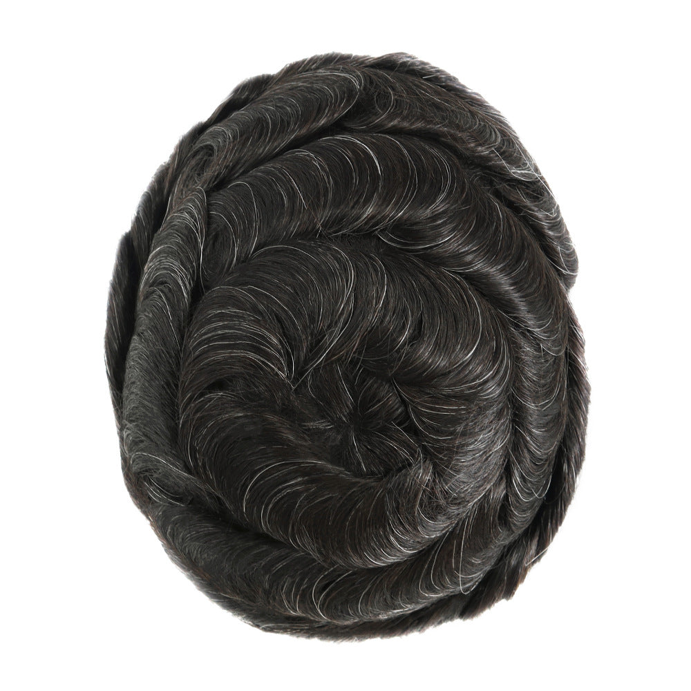 SilkCraftWigs MONO 8x10" Men‘s Hair System | 100% MONO Base | Hand-Tied | Multi-Color