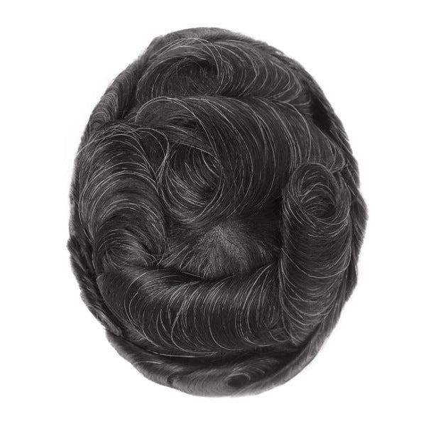 SilkCraftWigs CNG 8x10" PU Base Hair System | 10 Natural Colors | Hand-Tied