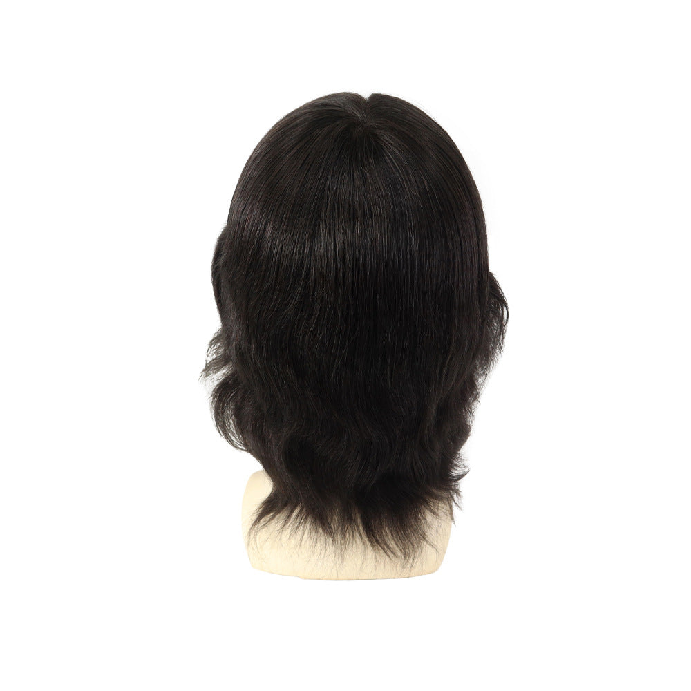 SilkCraftWigs FW62 Men's Full Hand-Tied Wig | Breathable Base | 8 Natural Colors | Human Hair