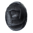 SilkCraftWigs ARES 8x10" Men‘s Hair System | PU Perimeter + MONO Top | Hand-Tied | Multi-Color