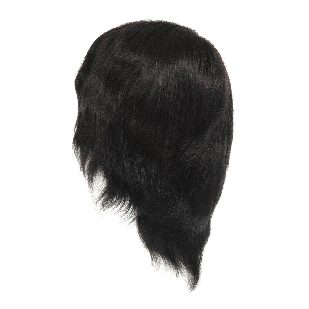 SilkCraftWigs FW63 | Men‘s Full Hand-Tied Wig | Breathable & Natural | M Size | 2 Colors (#1B, #1C)