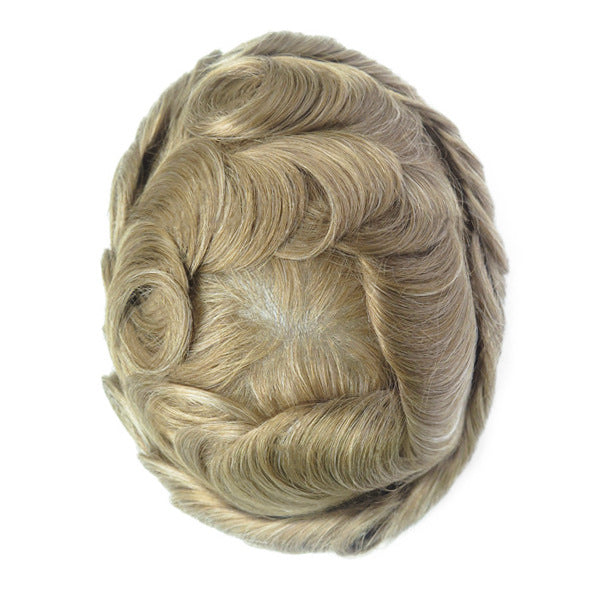 Silkcraft Wigs Ominilace Lace Front PU Back Hair System for Men – Human Hair Toupee 6 Inch