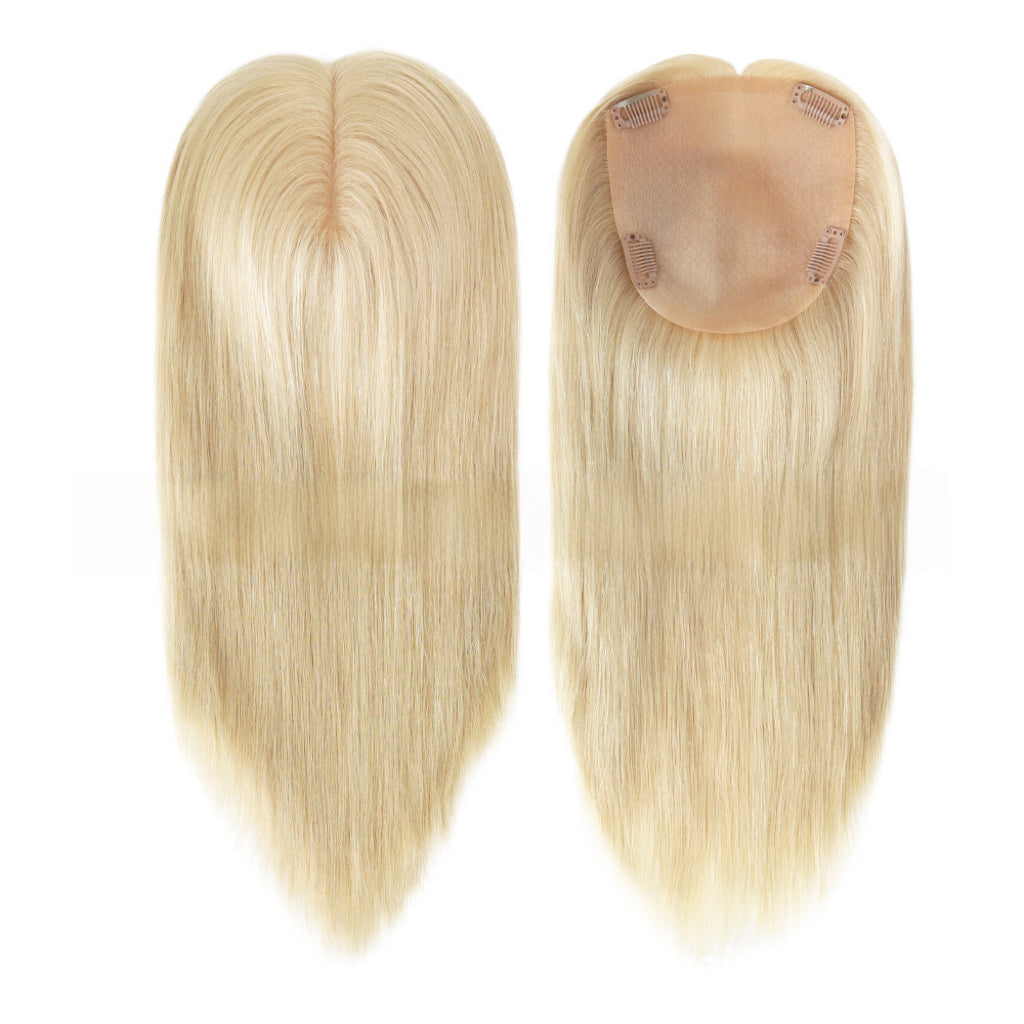 Hair Topper 5.5"x6" | 100% Chinese Remy Human Hair | 16 Inch | Color 8T25