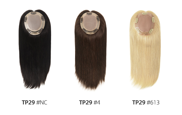 SilkCraft Wigs |  Silk Top Hair Topper | 5.5″x6.5″ Base | 16″ Straight | 120% Density