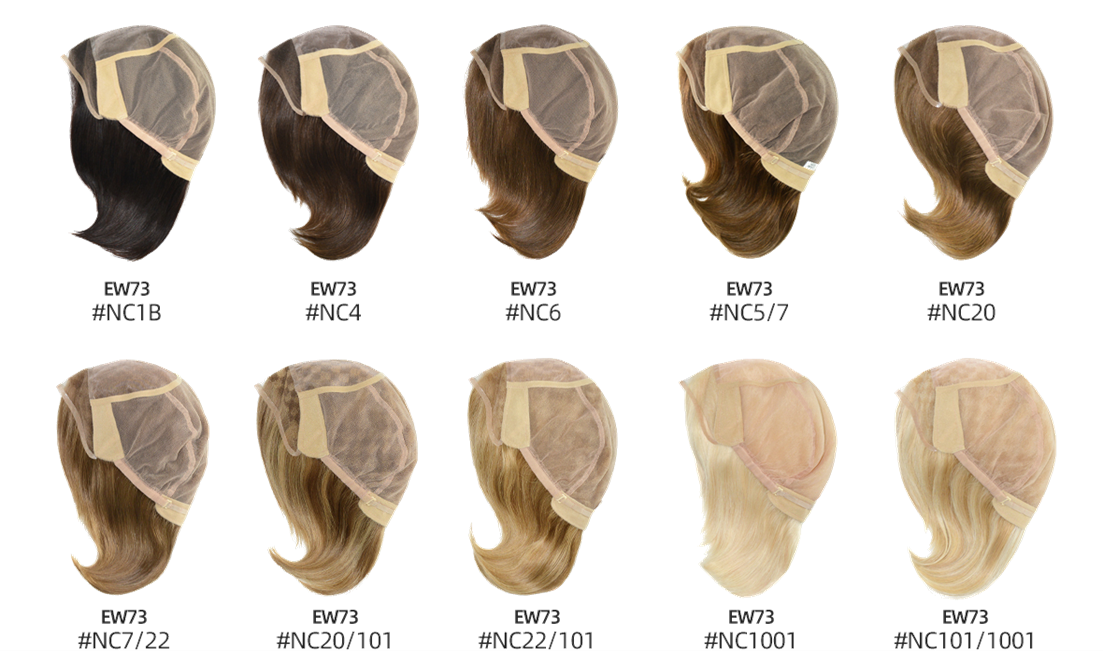 SilkCraft Wigs | European Virgin Hair Wig | French Lace Front & Fine Mono Top | 6″ Bob | Medium Cap | 120% Density