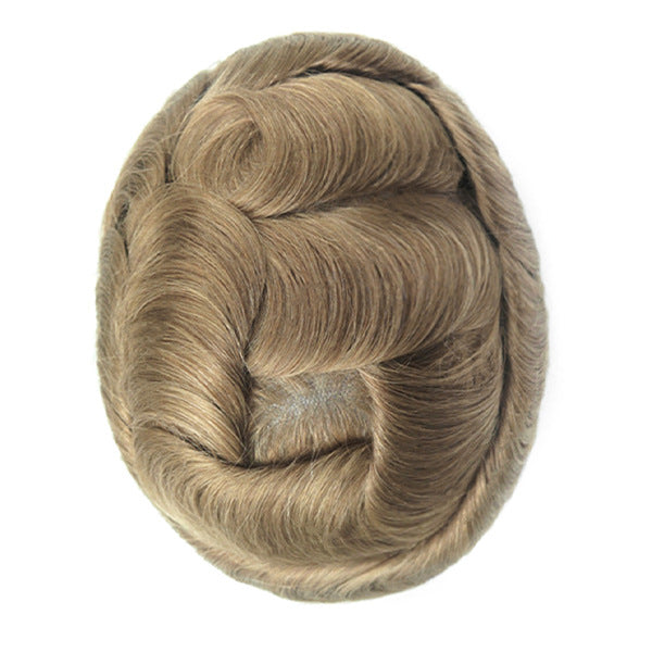 Silkcraft Wigs Ominilace Lace Front PU Back Hair System for Men – Human Hair Toupee 6 Inch