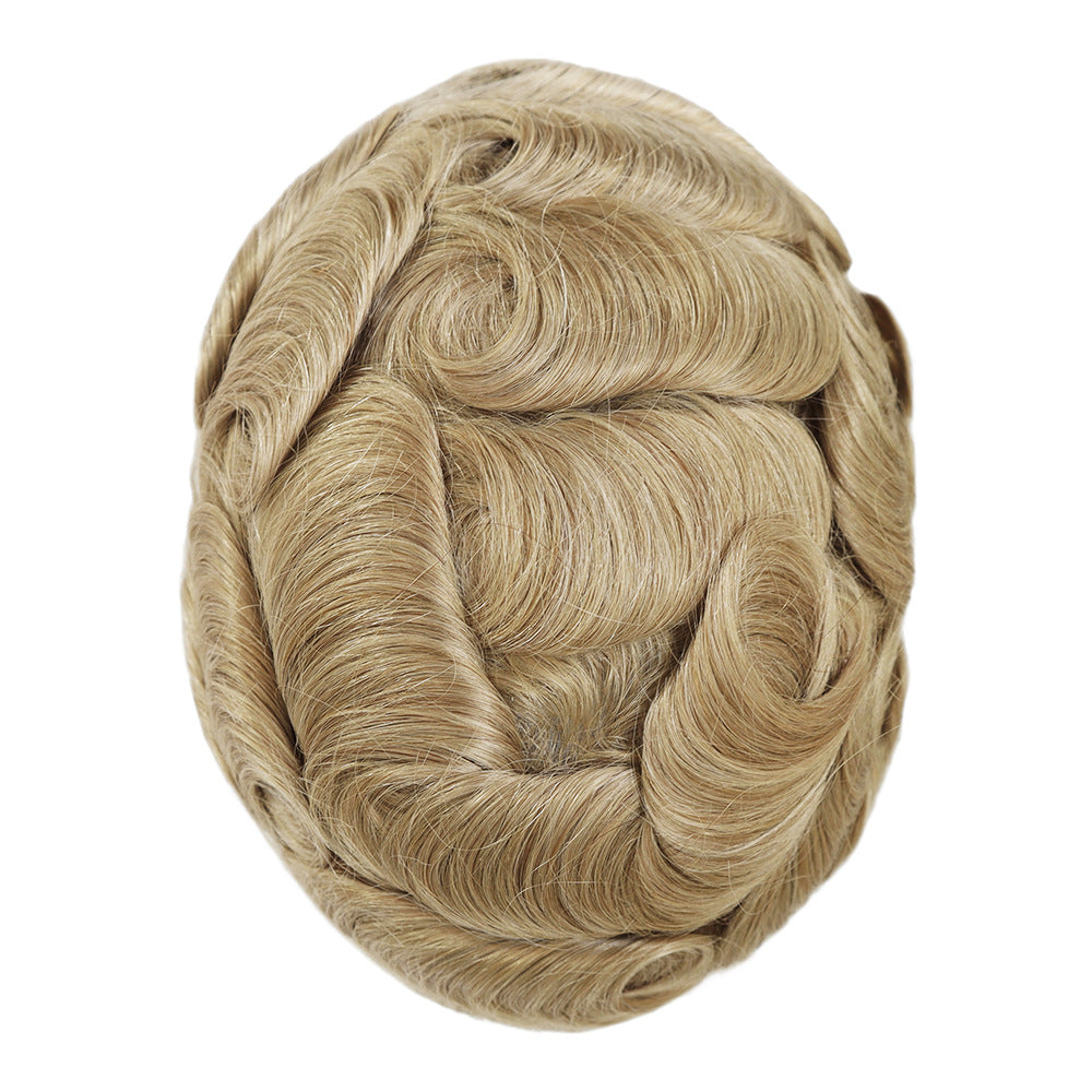 SilkCraftWigs BOND 8x10" Men's Hair System | MONO + Lace Base | Hand-Tied | Multi-Color