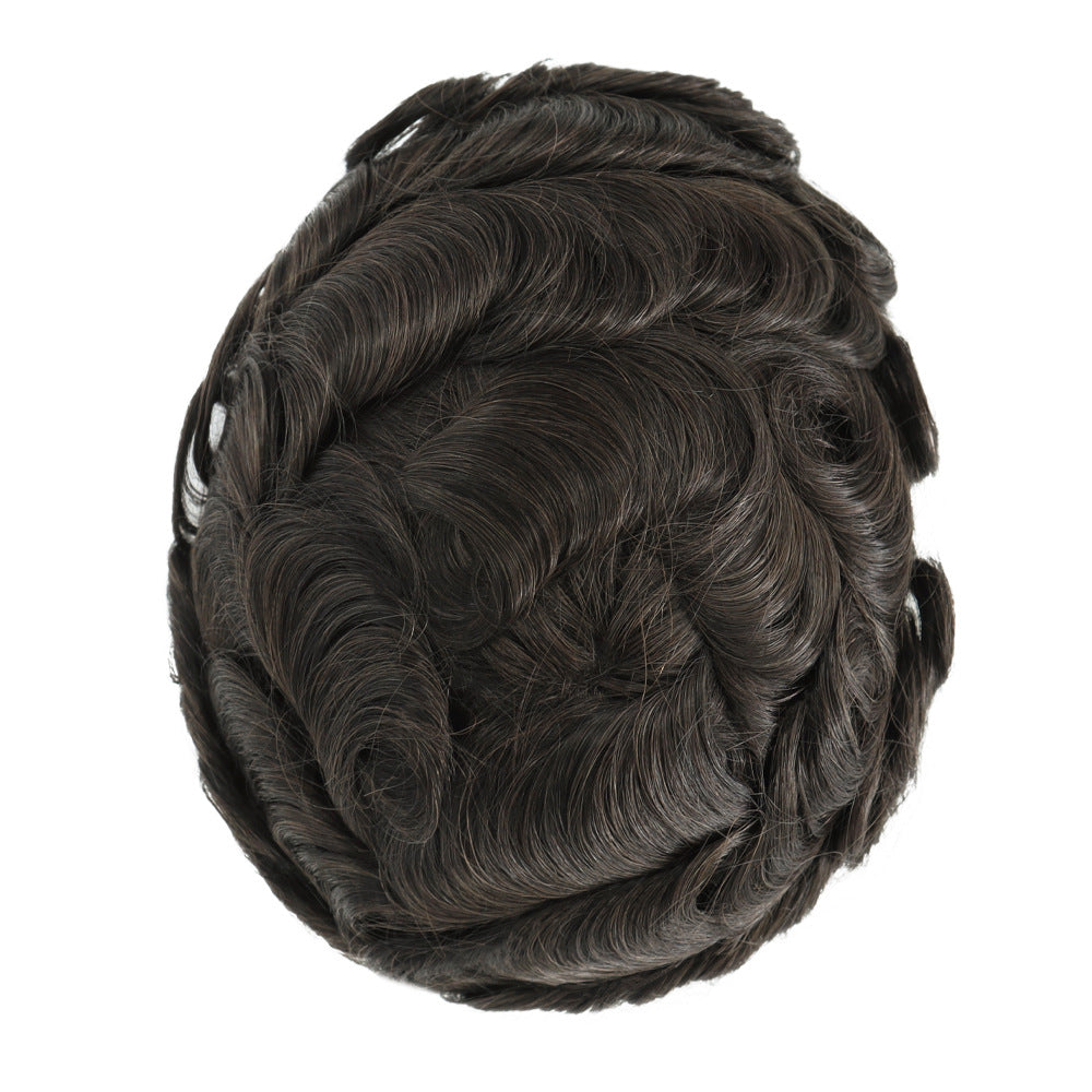 SilkCraftWigs MONO Men's Hair System | PU Perimeter + MONO Top | Hand-Tied | Multiple Sizes & Colors