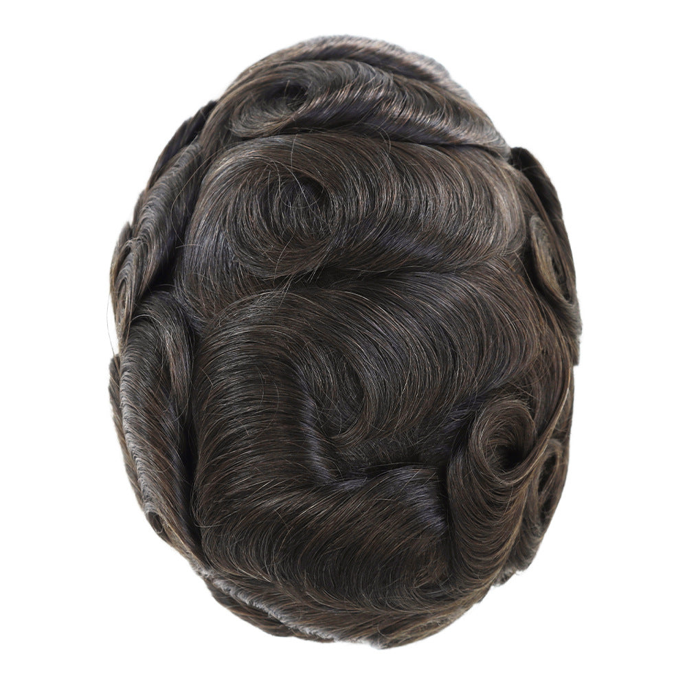 SilkCraftWigs MONO 8x10" Men‘s Hair System | 100% MONO Base | Hand-Tied | Multi-Color