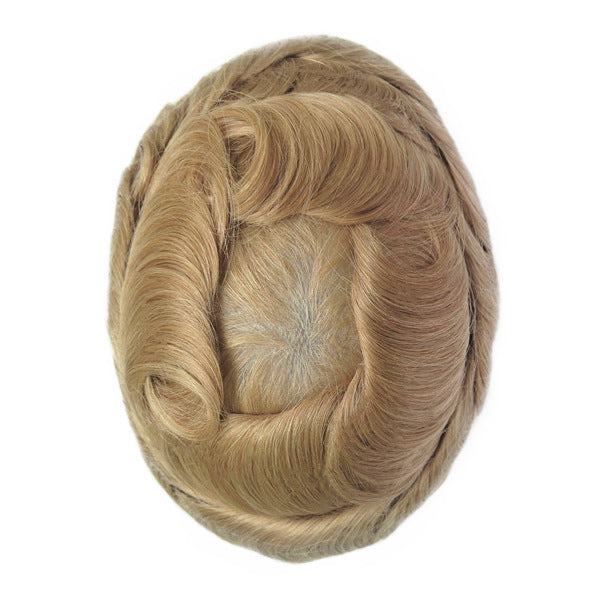 Silkcraft Wigs Ominilace Lace Front PU Back Hair System for Men – Human Hair Toupee 6 Inch