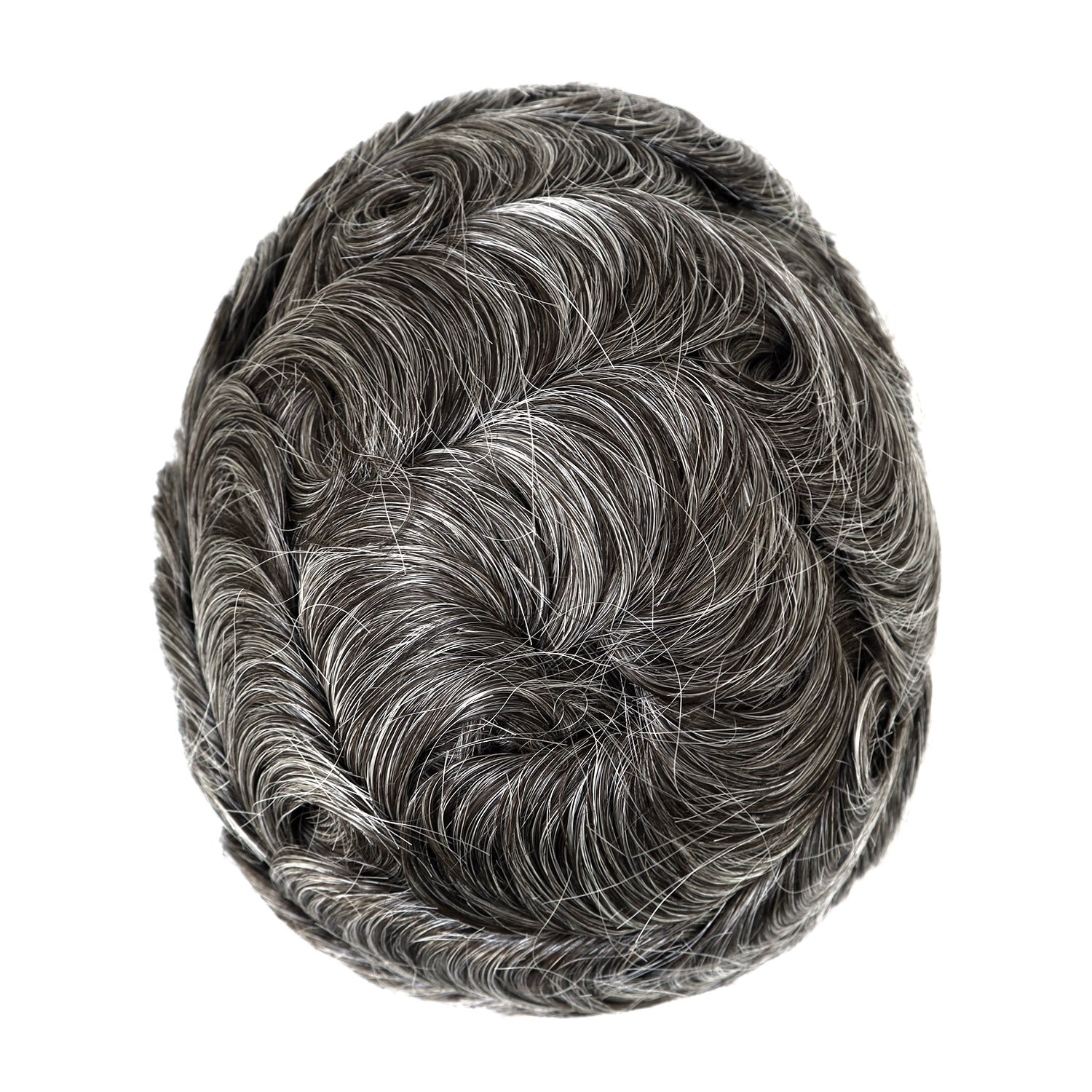 SilkCraftWigs BOND 8x10" Men's Hair System | MONO + Lace Base | Hand-Tied | Multi-Color