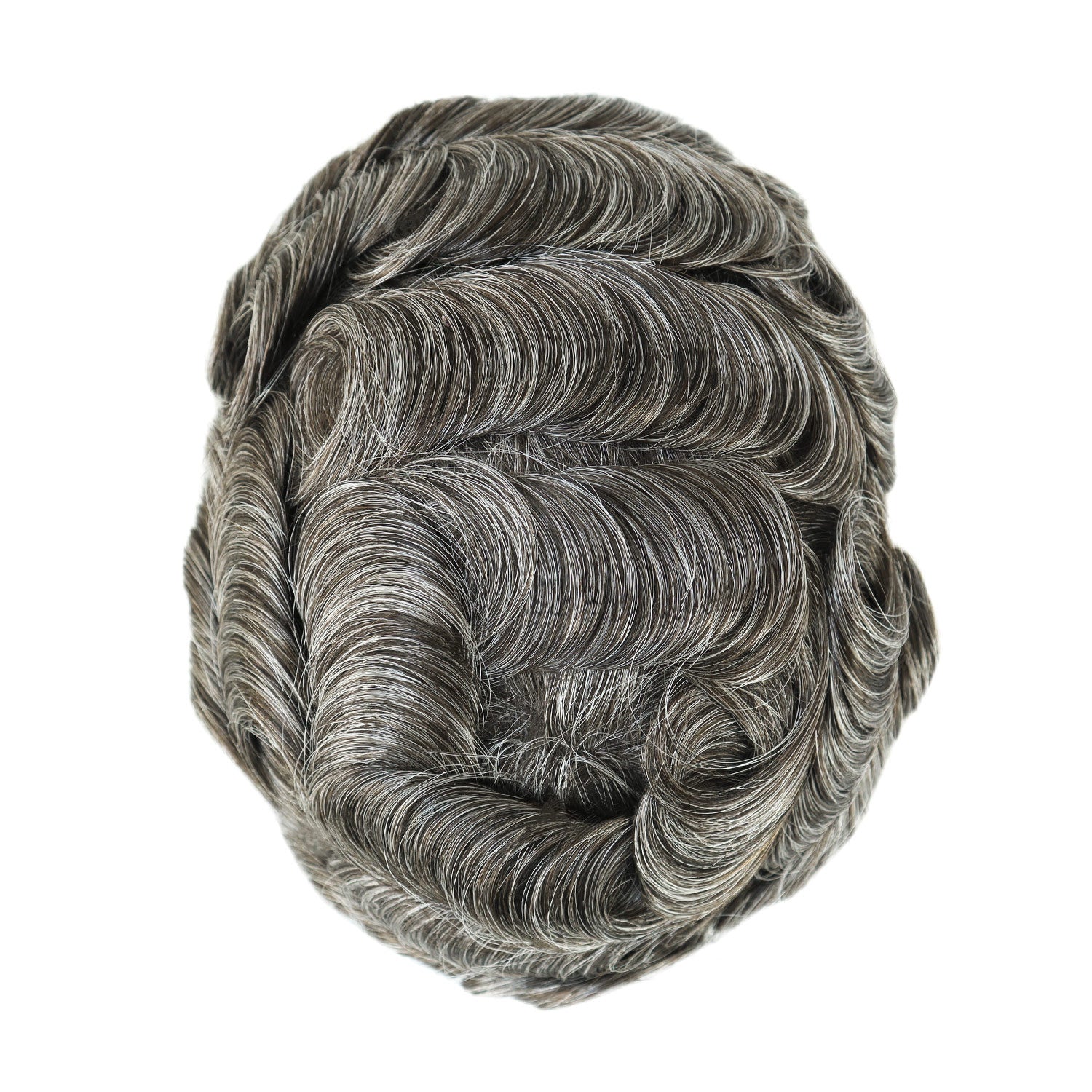 BIO #3 Men‘s Hair System | 8"x10" Ultra-Thin PU Base | Natural Human Hair | Multiple Brown Shades