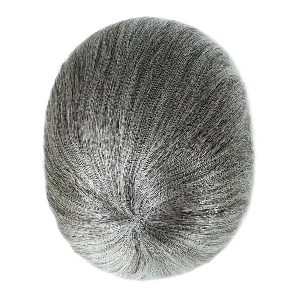 SilkCraftWigs RF INJ | 9″ Men‘s Hair System | 20+ Colors | 100% Hand-Tied Skin Base