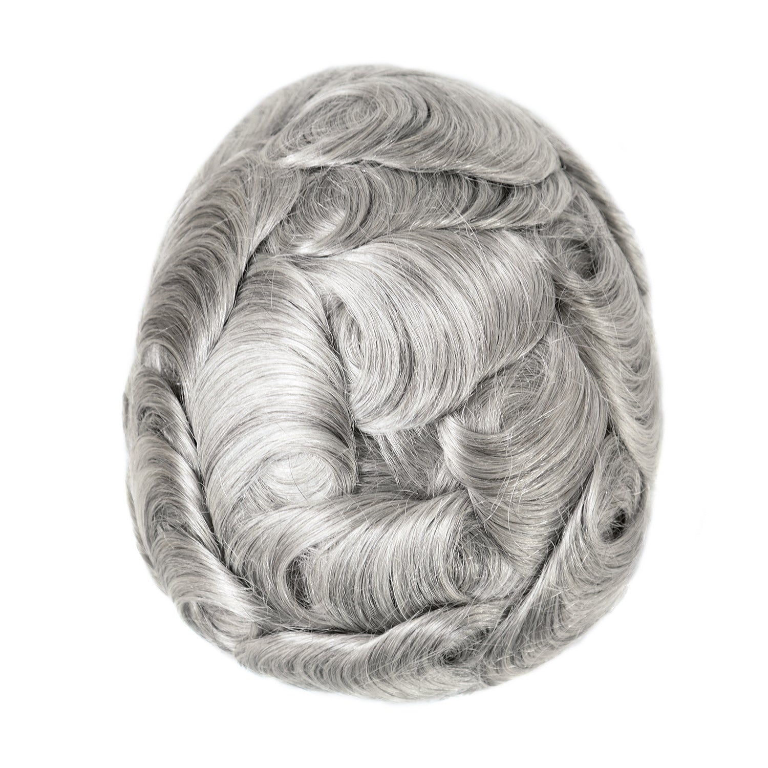 SilkCraftWigs BOND 8x10" Men's Hair System | MONO + Lace Base | Hand-Tied | Multi-Color