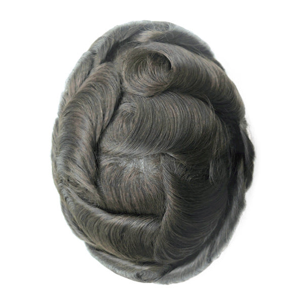 Silkcraft Wigs Ominilace Lace Front PU Back Hair System for Men – Human Hair Toupee 6 Inch