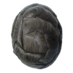 SilkCraftWigs CNG 8x10" PU Base Hair System | #4-#4ASH Shades | Hand-Tied