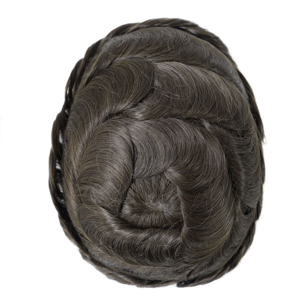 ISKIN Men‘s Hair System | 8"x10" Skin Base | Durable V-Loop | Multiple Colors (#1C to #7)