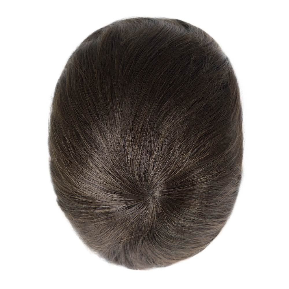 Silkcraft Wigs Injection Hair System for Men – 8x10 Natural Human Hair Toupee 9 Inch