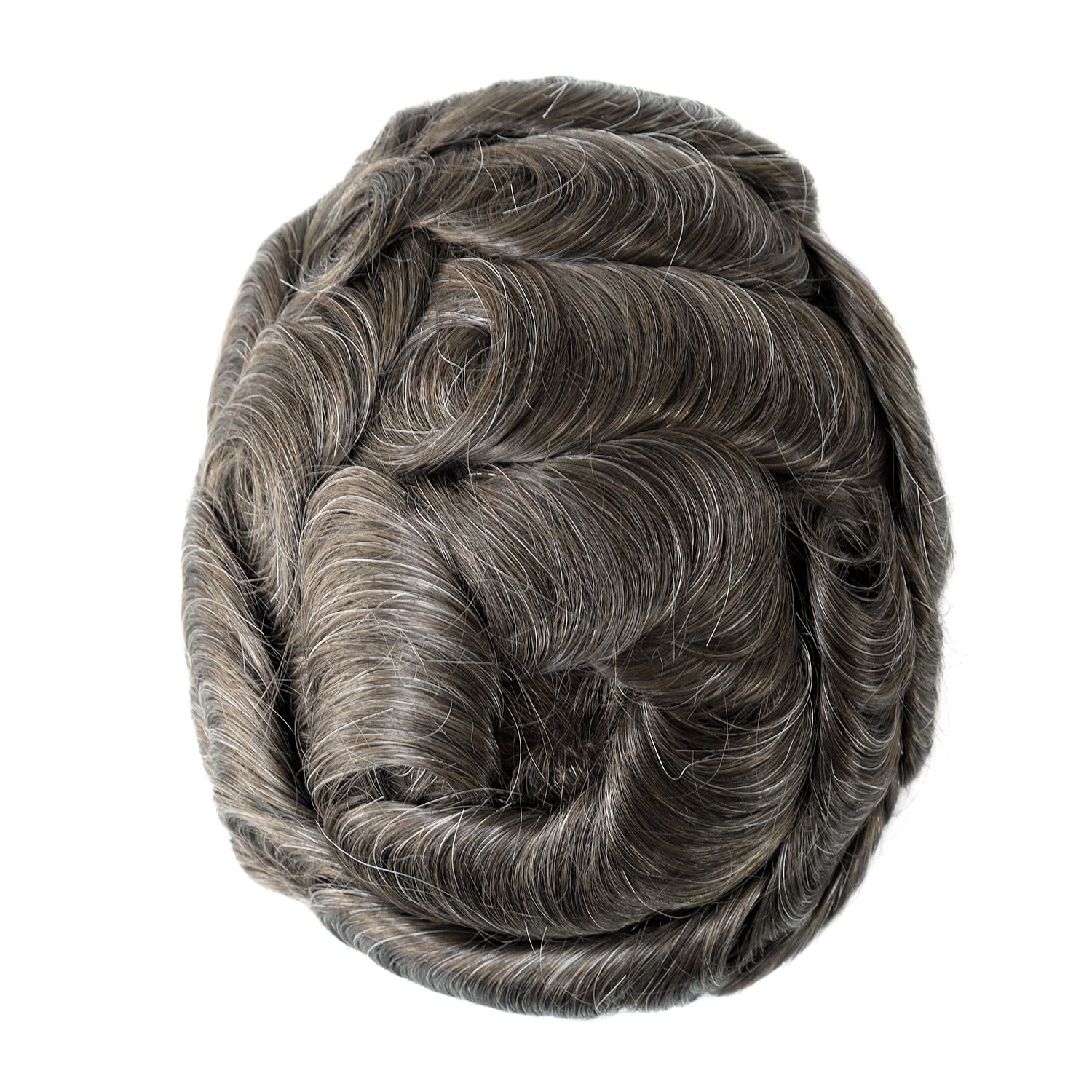 SilkCraftWigs BOND 8x10" Men's Hair System | MONO + Lace Base | Hand-Tied | Multi-Color