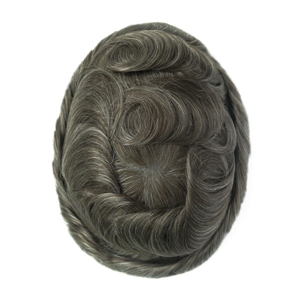 Silkcraft Wigs Ominilace Lace Front PU Back Hair System for Men – Human Hair Toupee 6 Inch