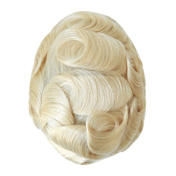 SilkCraftWigs FULL LACE | Men‘s 8×10″ French Lace Hair System | 100% Hand-Tied | Multiple Natural Colors