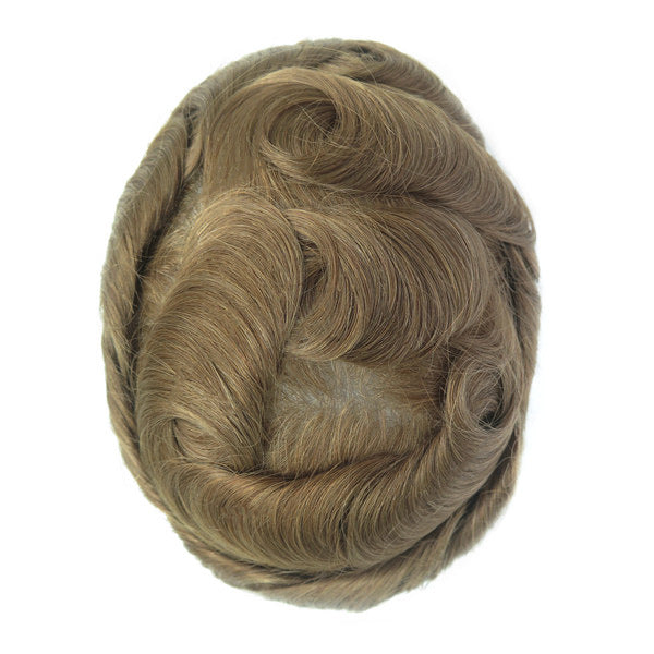 SilkCraftWigs FULL LACE | Men‘s 8×10″ French Lace Hair System | 100% Hand-Tied | Multiple Natural Colors