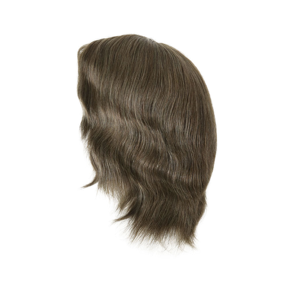 SilkCraftWigs FW62 Men's Full Hand-Tied Wig | Breathable Base | 8 Natural Colors | Human Hair