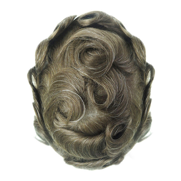 Silkcraft Wigs Ominilace Lace Front PU Back Hair System for Men – Human Hair Toupee 6 Inch