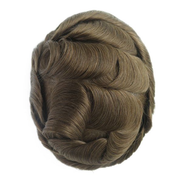 SilkCraftWigs FULL LACE | Men‘s 8×10″ French Lace Hair System | 100% Hand-Tied | Multiple Natural Colors