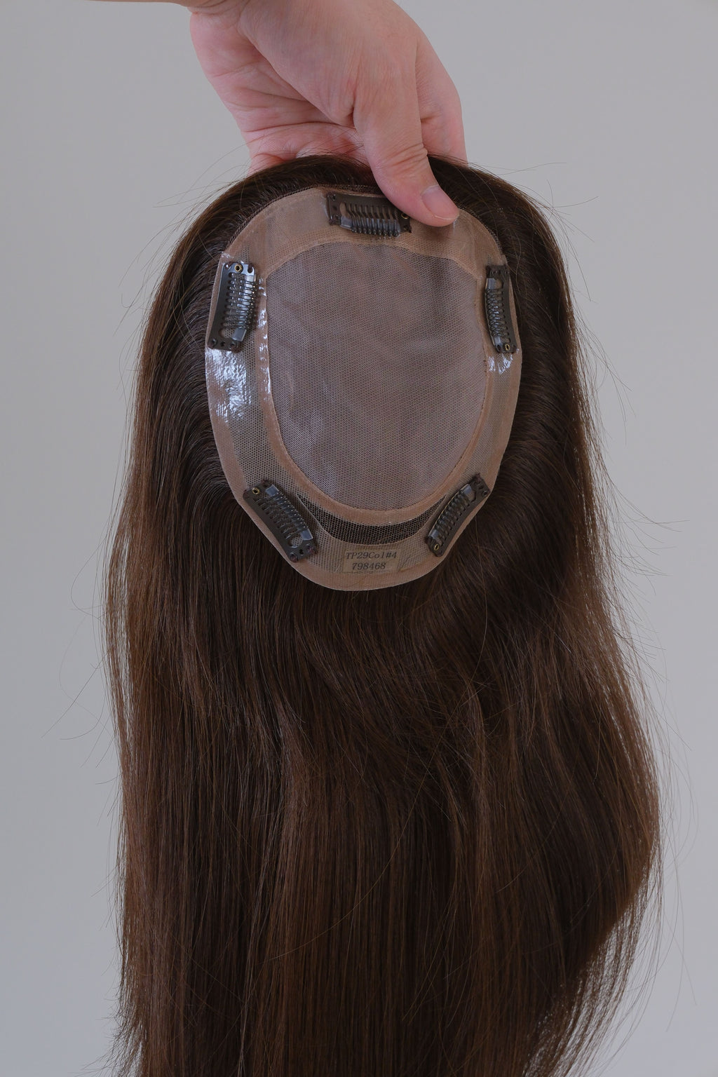 SilkCraft Wigs |  Silk Top Hair Topper | 5.5″x6.5″ Base | 16″ Straight | 120% Density