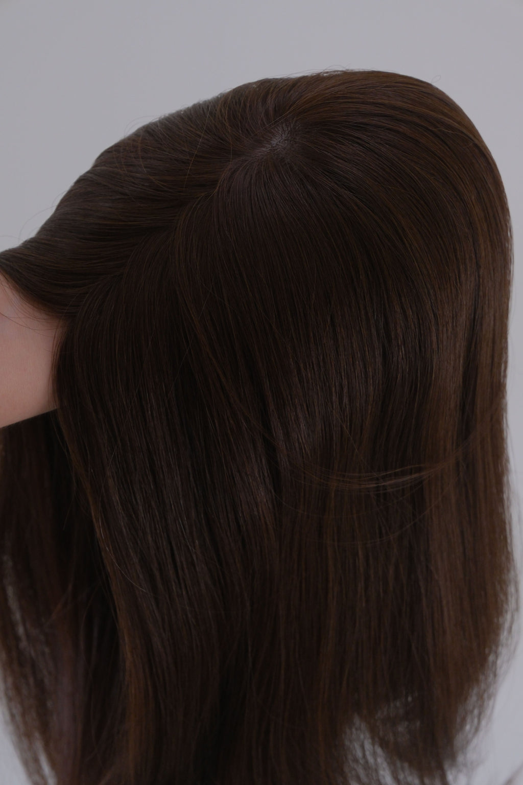 SilkCraft Wigs |  Silk Top Hair Topper | 5.5″x6.5″ Base | 16″ Straight | 120% Density