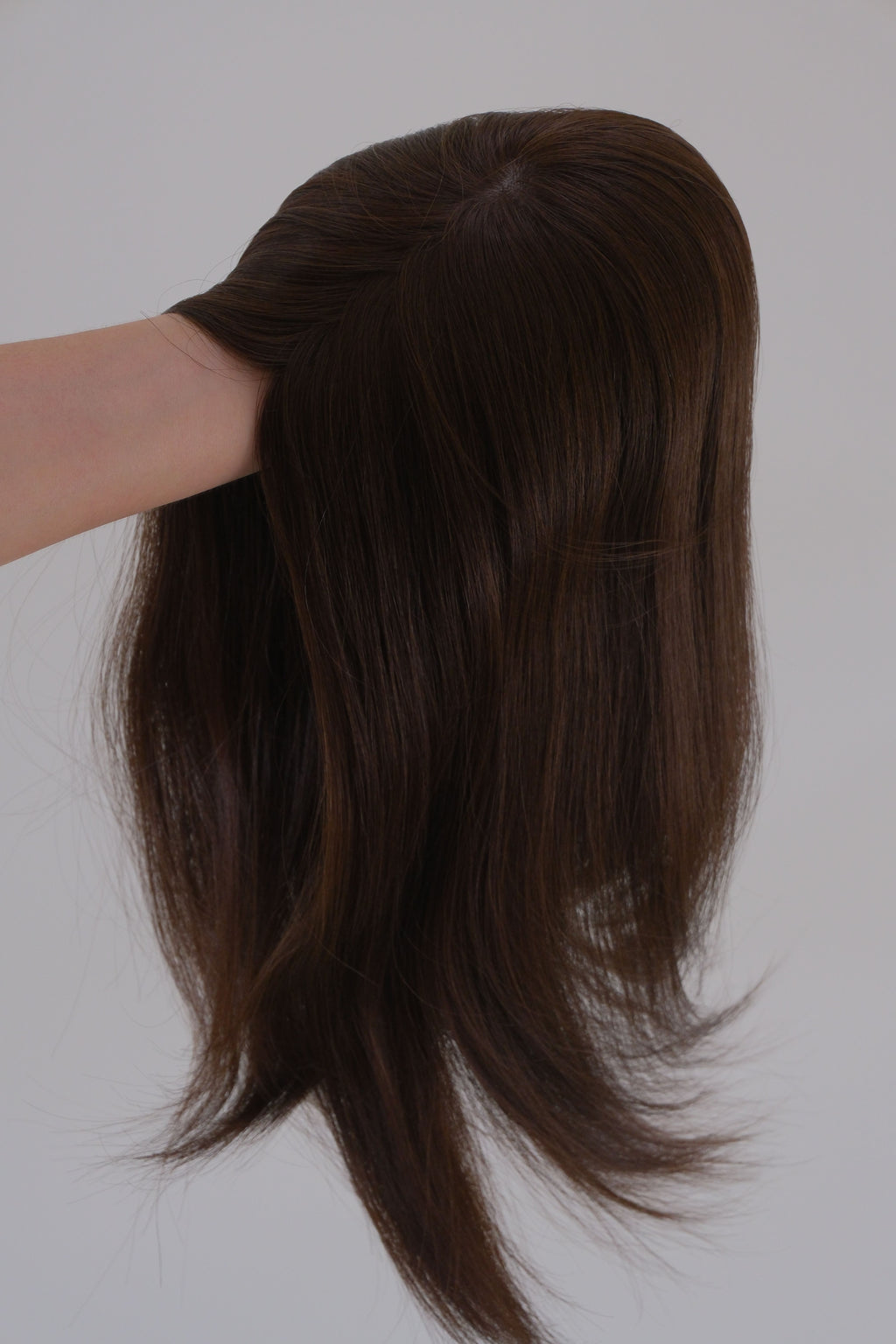 SilkCraft Wigs |  Silk Top Hair Topper | 5.5″x6.5″ Base | 16″ Straight | 120% Density