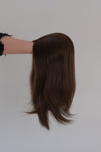SilkCraft Wigs |  Silk Top Hair Topper | 5.5″x6.5″ Base | 16″ Straight | 120% Density
