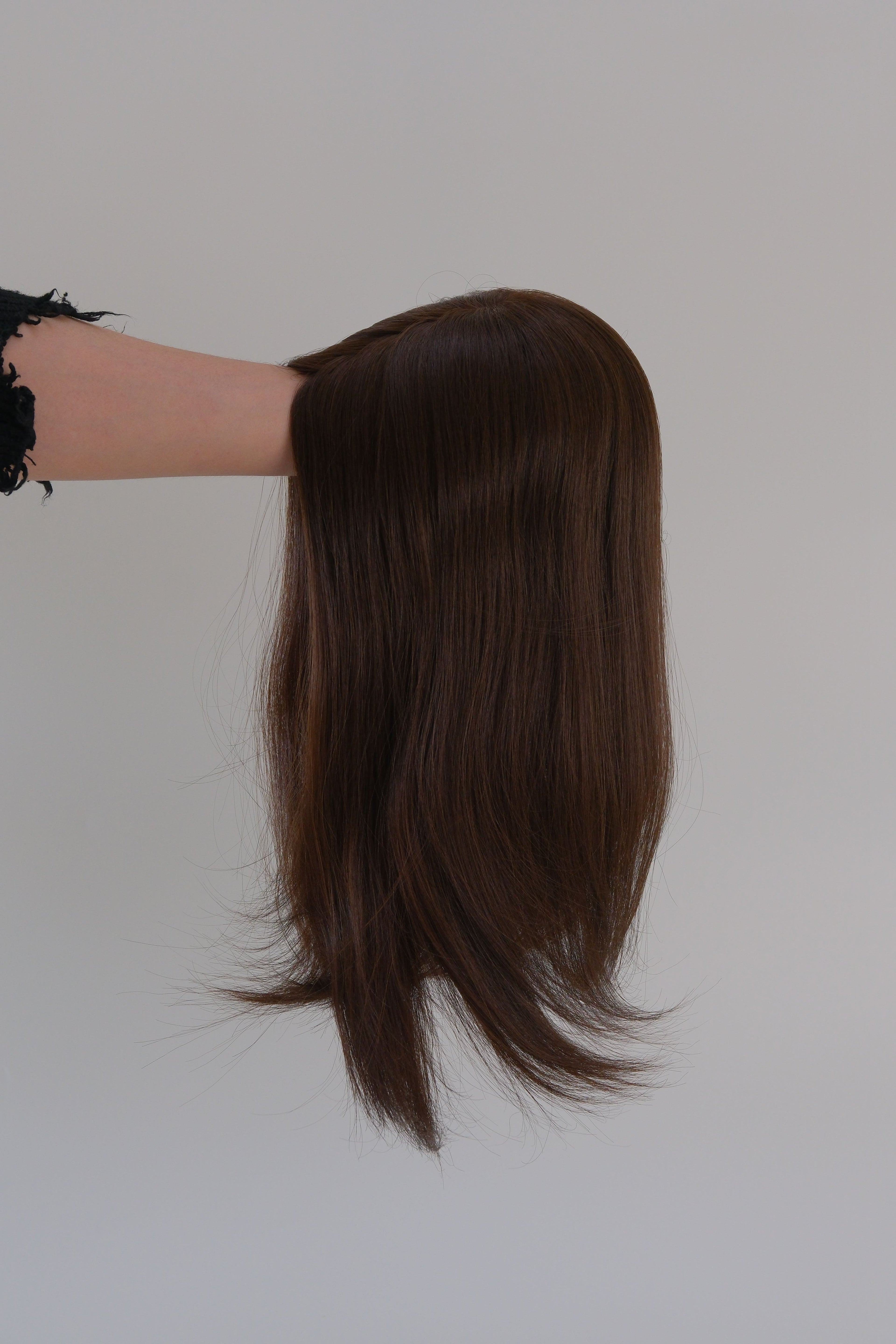 SilkCraft Wigs |  Silk Top Hair Topper | 5.5″x6.5″ Base | 16″ Straight | 120% Density