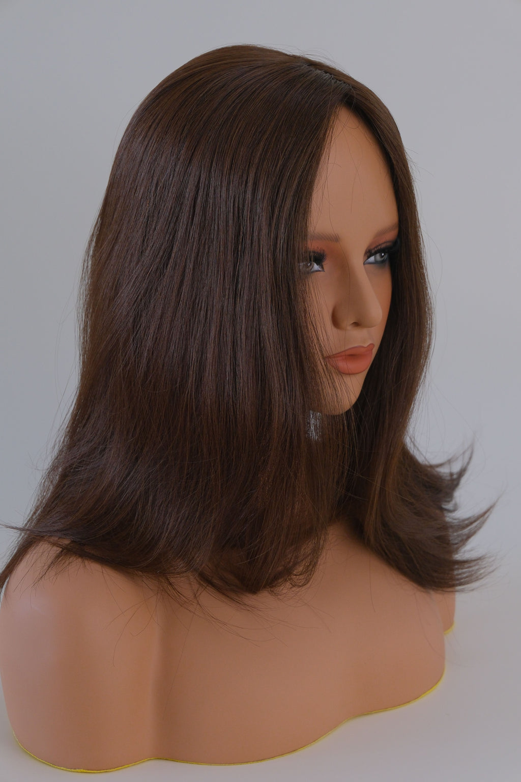 SilkCraft Wigs |  Silk Top Hair Topper | 5.5″x6.5″ Base | 16″ Straight | 120% Density