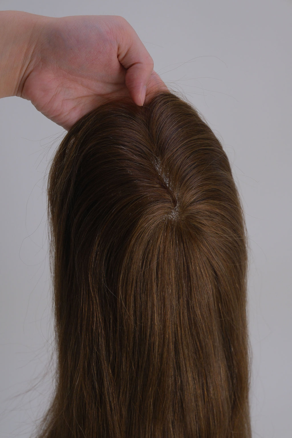 SilkCraft Wigs | Korean Lace & Poly Edge Topper | 16″ Brazilian Hair | 130% Medium Density