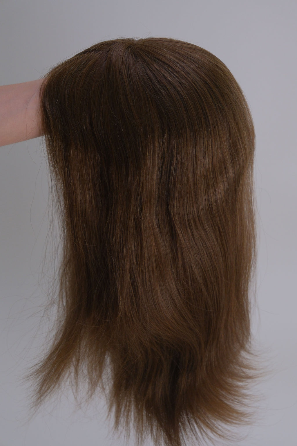 SilkCraft Wigs | Korean Lace & Poly Edge Topper | 16″ Brazilian Hair | 130% Medium Density