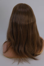 SilkCraft Wigs | Korean Lace & Poly Edge Topper | 16″ Brazilian Hair | 130% Medium Density