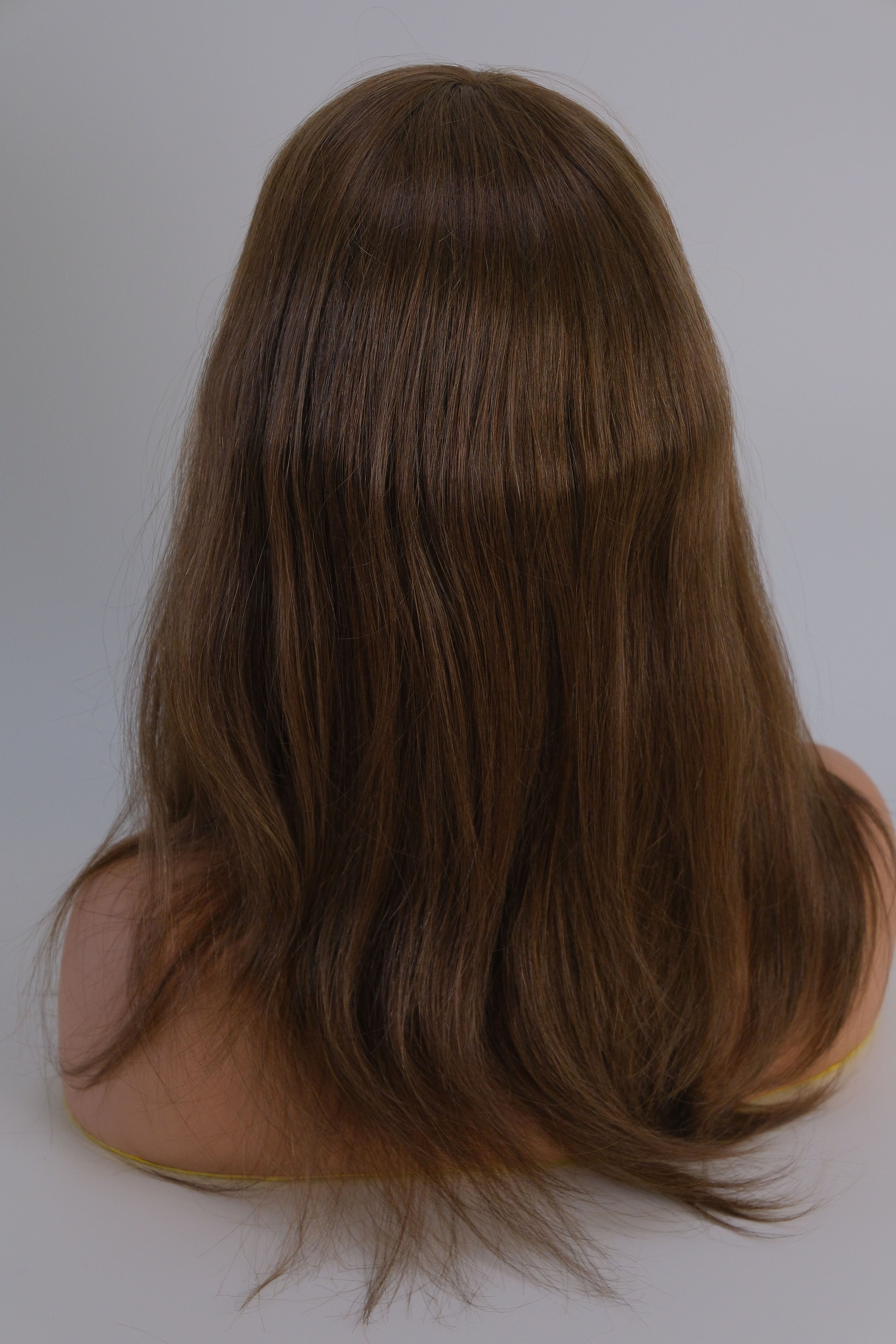 SilkCraft Wigs | Korean Lace & Poly Edge Topper | 16″ Brazilian Hair | 130% Medium Density