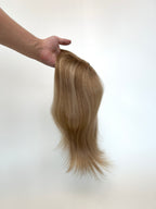 SilkCraft Wigs | TP18 Mono Top Hair Topper for Thinning Crown | 13″ Straight | #Cafe Brown