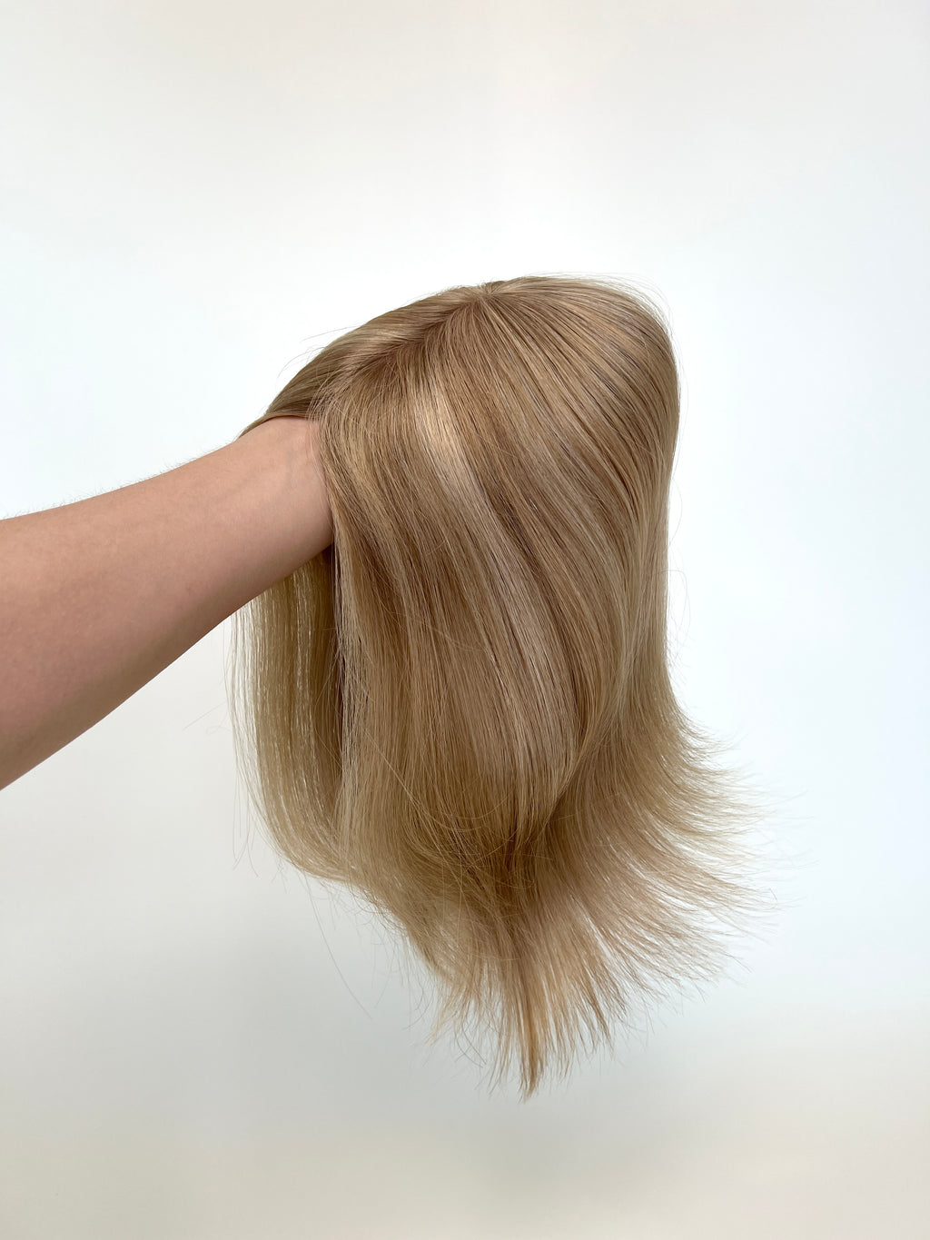 SilkCraft Wigs | TP18 Mono Top Hair Topper for Thinning Crown | 13″ Straight | #Cafe Brown