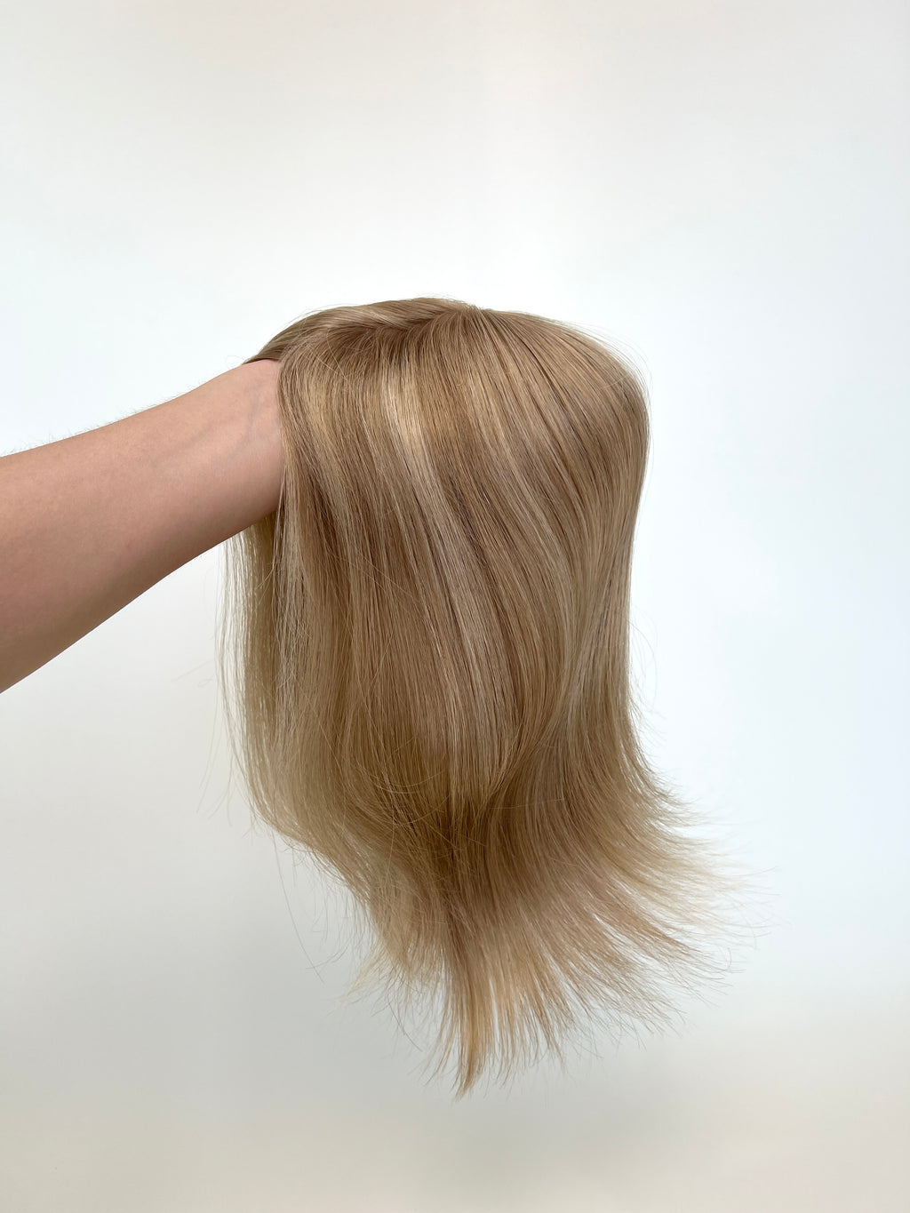 SilkCraft Wigs | TP18 Mono Top Hair Topper for Thinning Crown | 13″ Straight | #Cafe Brown