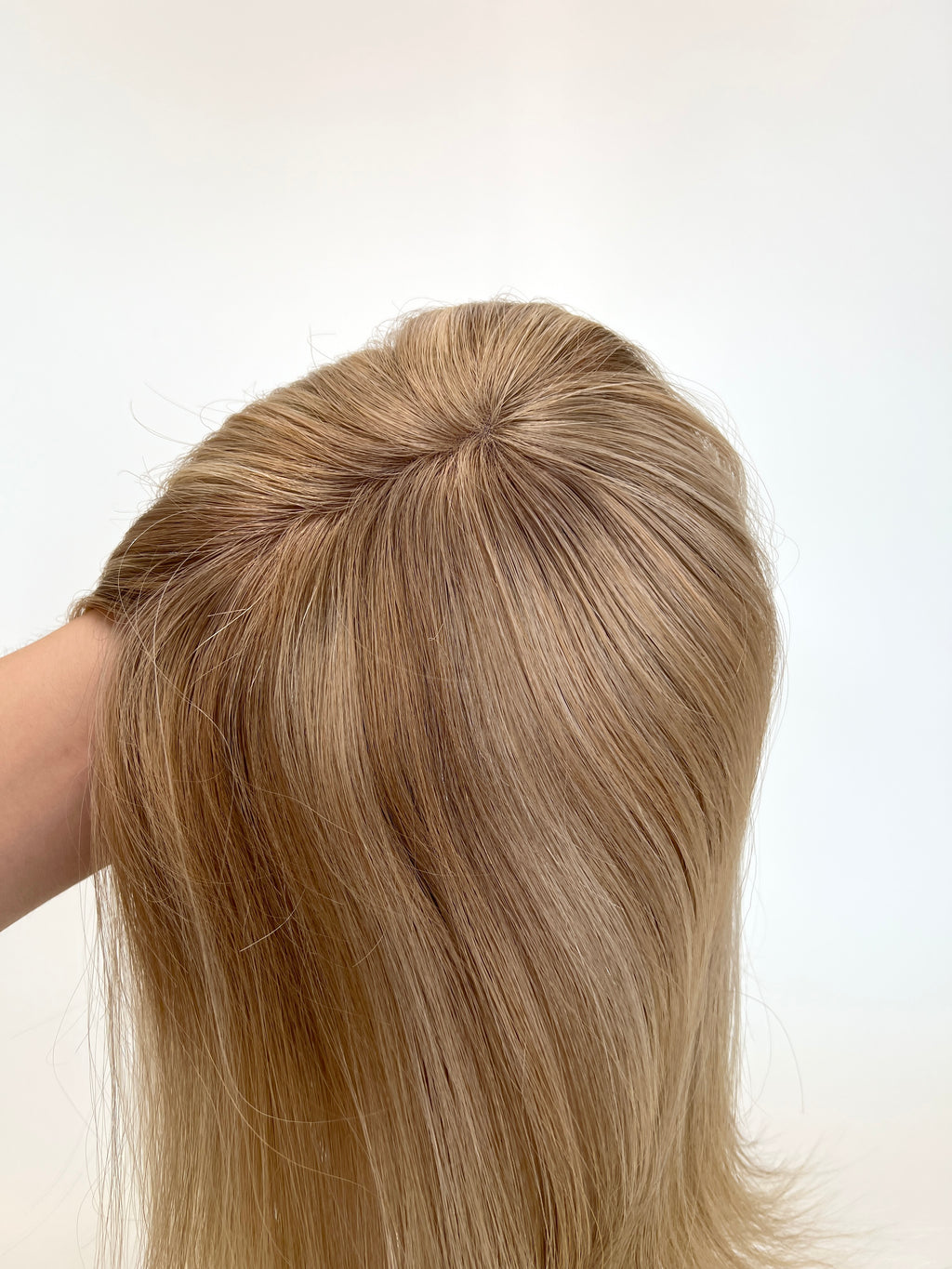 SilkCraft Wigs | TP18 Mono Top Hair Topper for Thinning Crown | 13″ Straight | #Cafe Brown