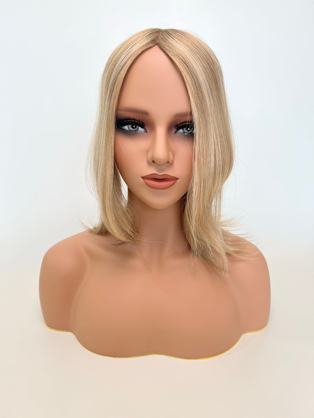 SilkCraft Wigs | TP18 Mono Top Hair Topper for Thinning Crown | 13″ Straight | #Cafe Brown
