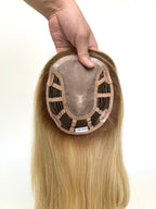 SilkCraft Wigs | TP18 Mono Top Hair Topper for Thinning Crown | 13″ Straight | #Cafe Brown