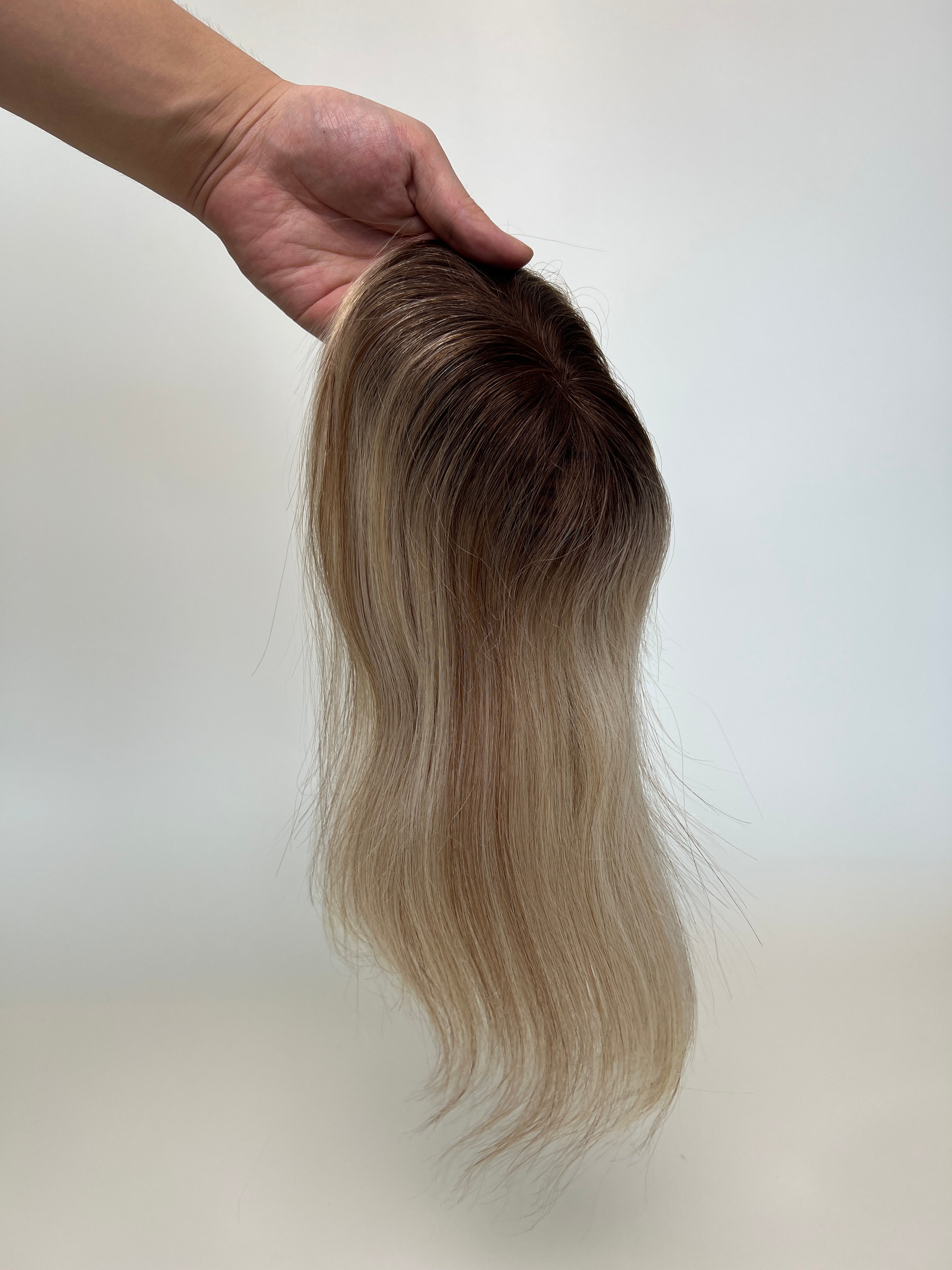 Silk Base Lace Front Wig | 100% Human Hair | 12 Inch Straight | 4.5″x5″ Full Lace | Free Parting (#4/BC/SA)